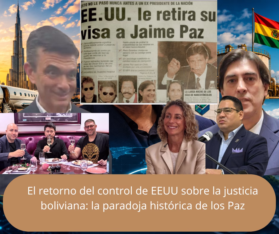El retorno del control de EEUU sobre la justicia boliviana: la paradoja histórica de los Paz