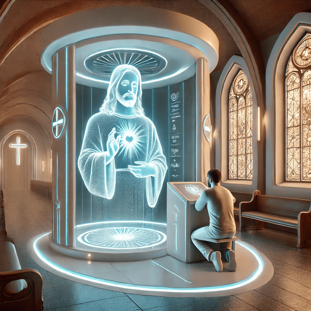 Jesús virtual de la capilla San Pedro