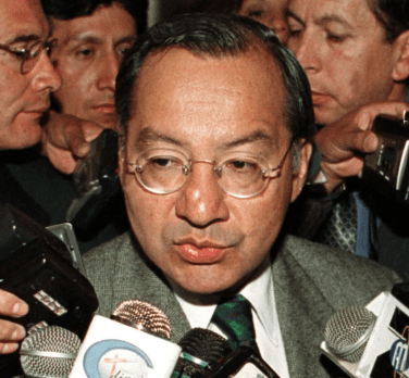 Manuel Rocha en 2021 cuando era embajador de Bolivia en EEUU