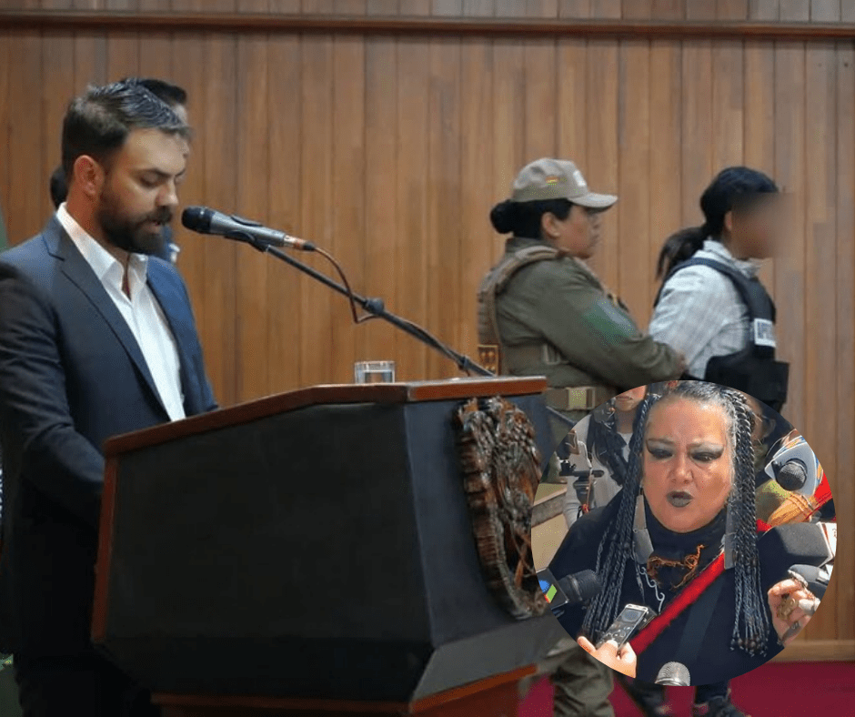 Ministro de Gobierno presentó a Reyna como si fuera ua gran criminal