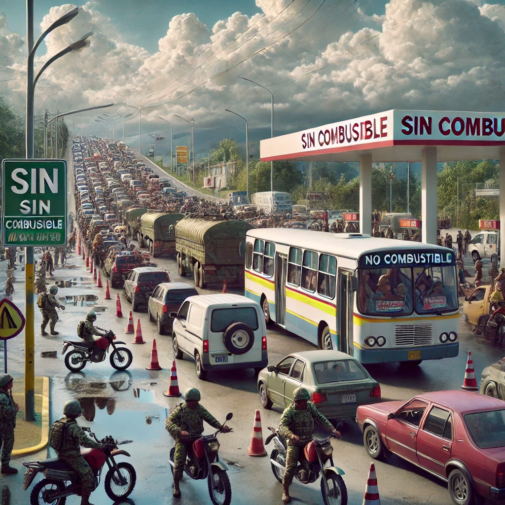 Falta de combustible y dólares