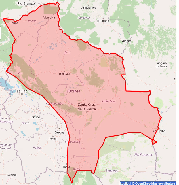 Alerta Roja en Bolivia por ingreso de frente frío