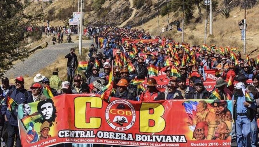 COB lidera marcha nacional en rechazo al Decreto 5503 y desmiente pacto con el Gobierno