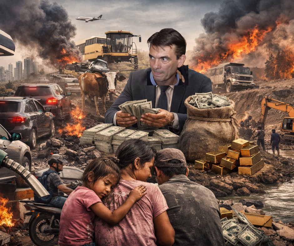 Regalo de navidad de Rodrigo Paz: Gasolinazo para el pueblo y perdón fiscal para millonarios