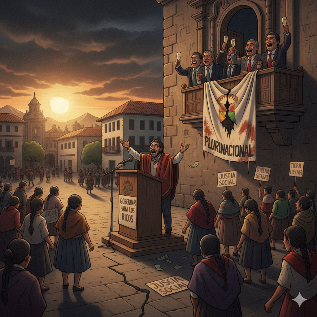 “Gobernar para los ricos”: Rafael Bautista devela el fracaso de la izquierda y del proyecto plurinacional