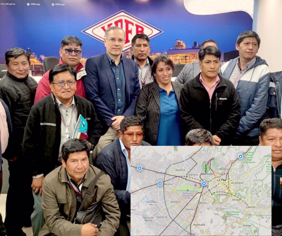 Choferes de La Paz paralizan el departamento por gasolina de mala calidad y exigen diálogo directo con el Presidente