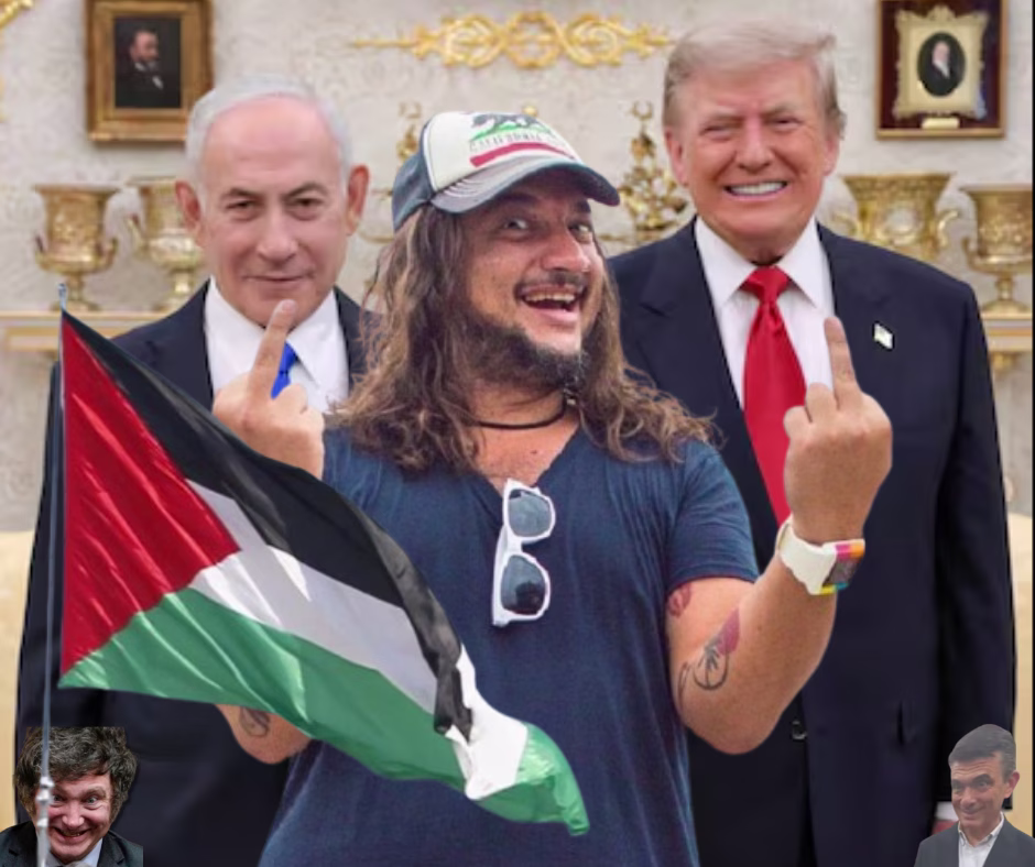 El Bananero sorprende con duras críticas al neoliberalismo y a Israel, salió en defensa de Palestina