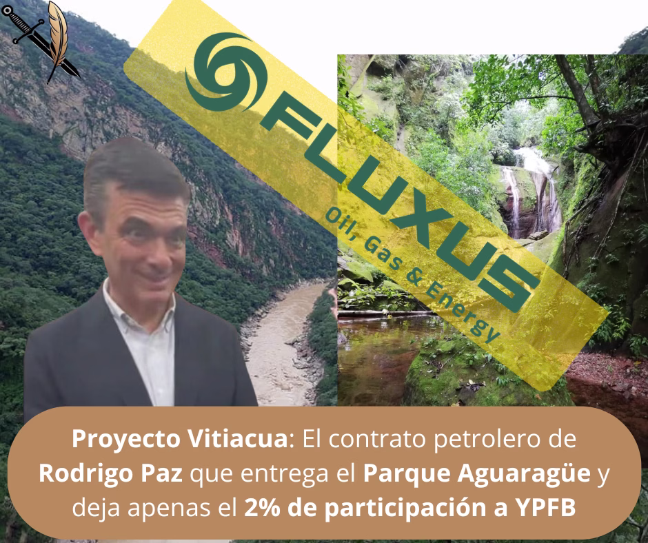 Proyecto Vitiacua: El contrato petrolero de Rodrigo Paz que entrega el Parque Aguaragüe y deja apenas el 2% de participación a YPFB
