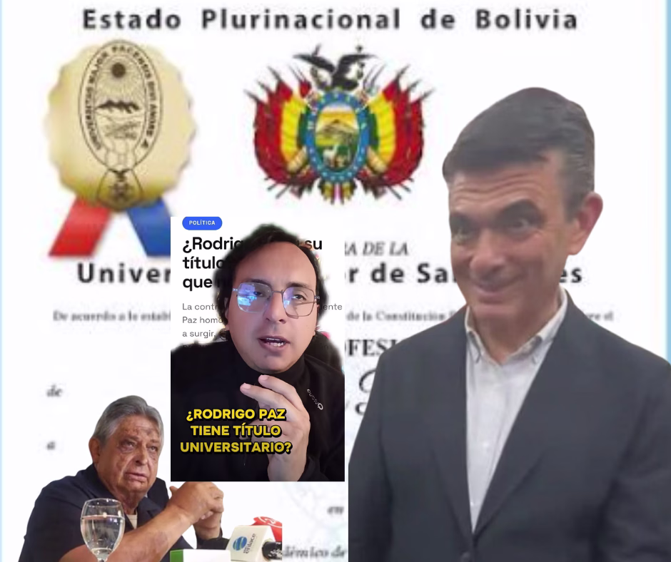 La incógnita sobre el título de Rodrigo Paz: ¿Es economista o un caso de ejercicio indebido de la profesión?