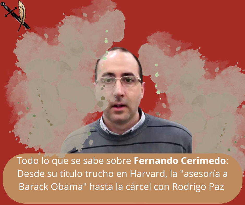 Todo lo que se sabe sobre Fernando Cerimedo: Desde su título trucho en Harvard, la «asesoría a Barack Obama» hasta la cárcel con Rodrigo Paz